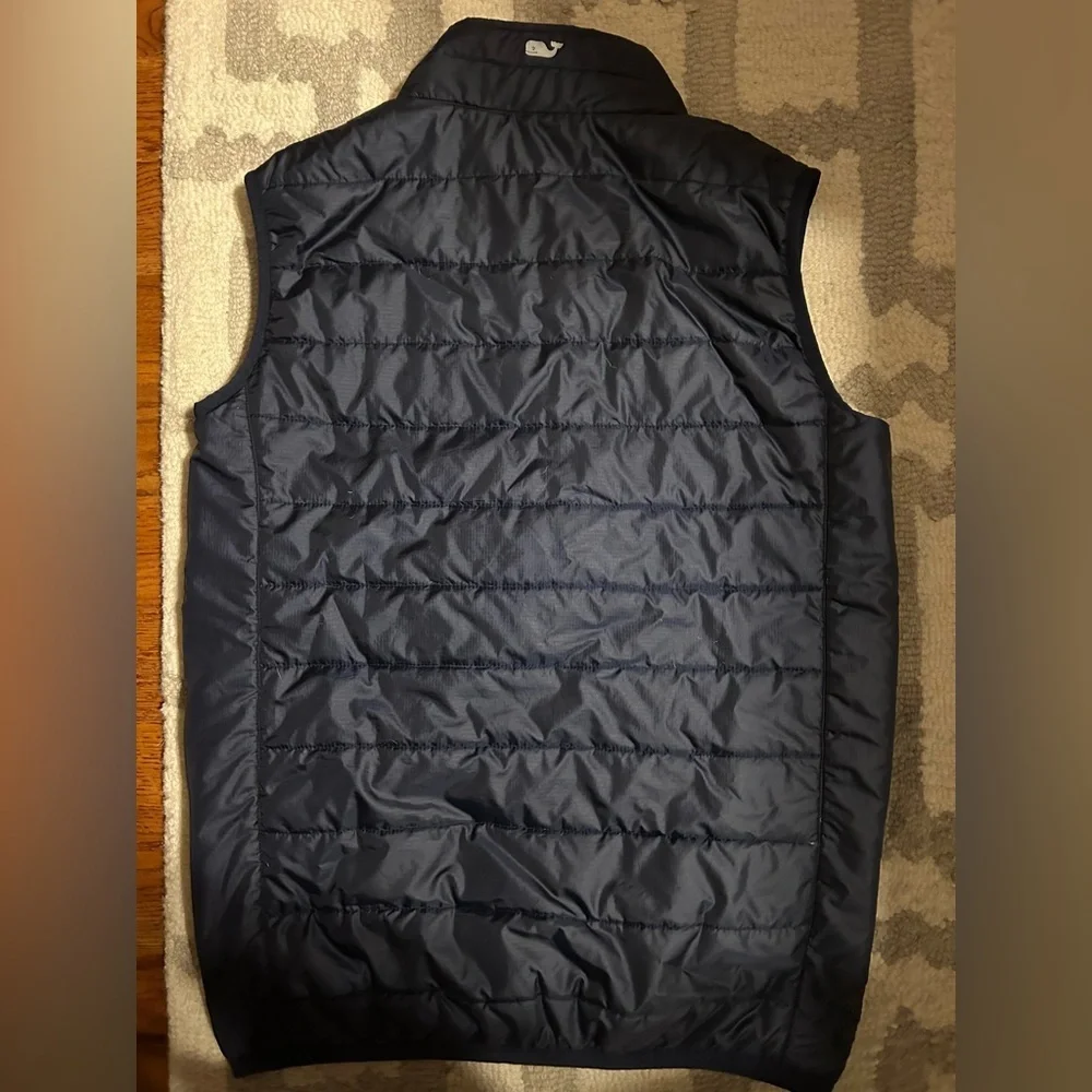 Vineyard Vines Kids Blue Quilted Vest